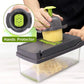 Multifunctional Vegetable Cutter Fruit Slicer Grater Shredders Drain Basket Slicers 8 In 1 Gadgets Kitchen Accessories