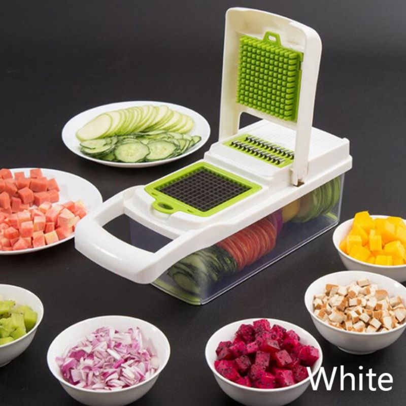 Multifunctional Vegetable Cutter Fruit Slicer Grater Shredders Drain Basket Slicers 8 In 1 Gadgets Kitchen Accessories