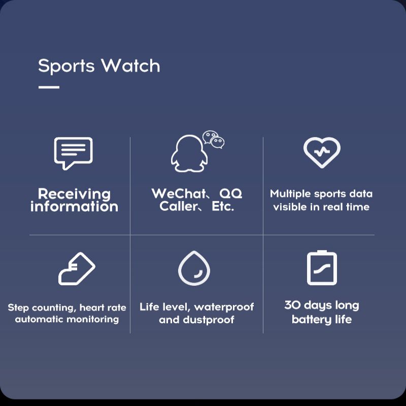 Y68 D20 smart heart rate Bracelet blood pressure sports Bluetooth Watch Bluetooth Heart Rate Tracking Distance Tracker