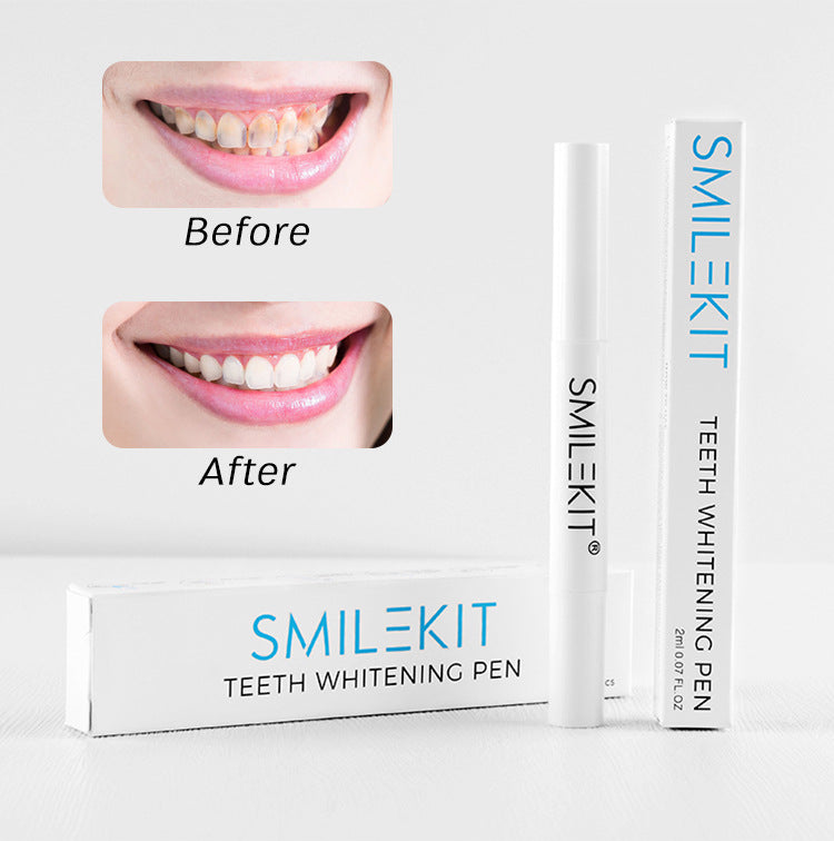 Teeth Whitening Gel Pen Oral Care Remove Stains Cleaning Tools Tooth Whitening Products Dental Supplies SMILEKIT