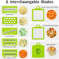 Multifunctional Vegetable Cutter Fruit Slicer Grater Shredders Drain Basket Slicers 8 In 1 Gadgets Kitchen Accessories