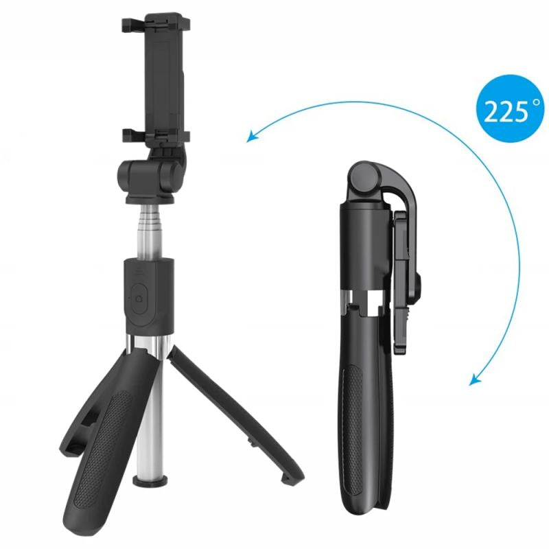 Bluetooth-compatible Selfie Stick Tripod For Phone Monopod Wireless Foldable Handheld Shutter Remote Control Extendable Mini