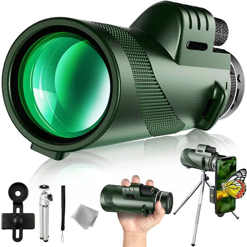 Monocular telescope high power HD cell phone photography outdoor monoculars telescope HD Professional Monocular Powerful Binocu Outdoor camping