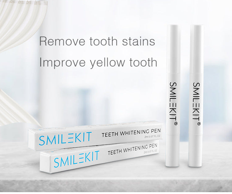 Teeth Whitening Gel Pen Oral Care Remove Stains Cleaning Tools Tooth Whitening Products Dental Supplies SMILEKIT