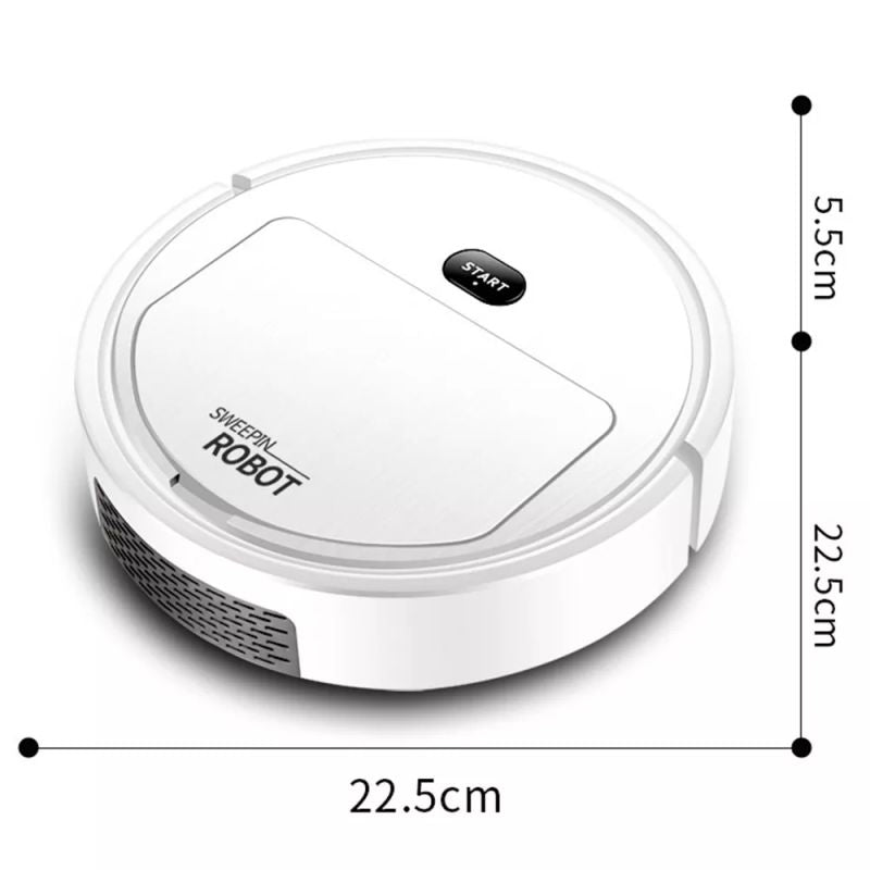 USB Sweeping Robot Vacuum Cleaner Mopping 3 In 1 Smart Wireless 1500Pa Dragging Cleaning Sweep Floor for Home Office Clean Anti-Collision Cannister Vacuums Electric Brooms