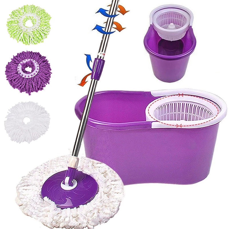 1PC 360 Degree Microfiber Mops Head Home Clean Tools Refill For 360 Magic Easy Spin Rotating Replacement Automatic Mop