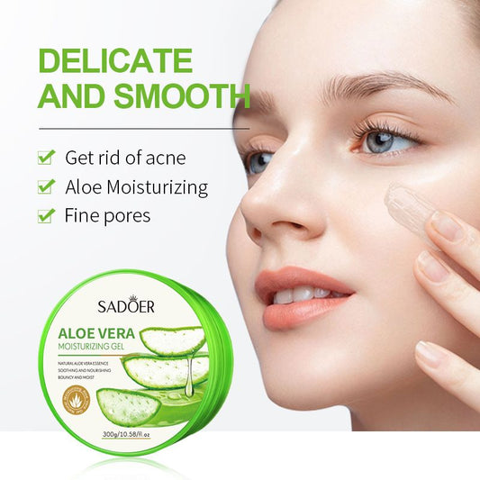 300g Aloe Vera Gel Natural Face Creams Moisturizer Acne Treatment Cream Sun Repair Cream Whitening Skin Care Smoothing